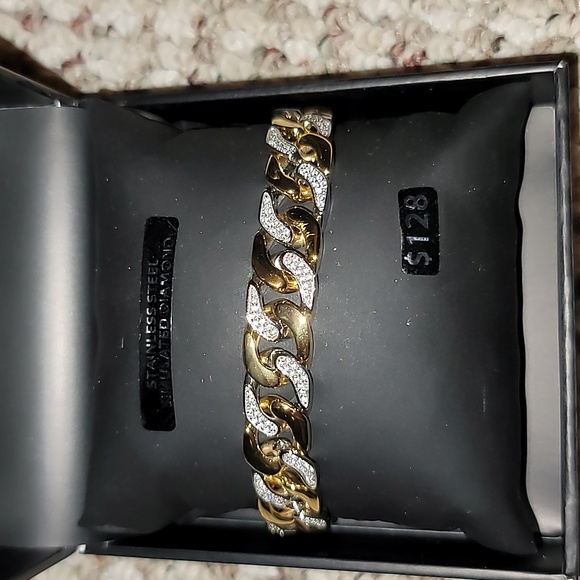 NWT Shaqulle O'neill Stainless SteelBracelet